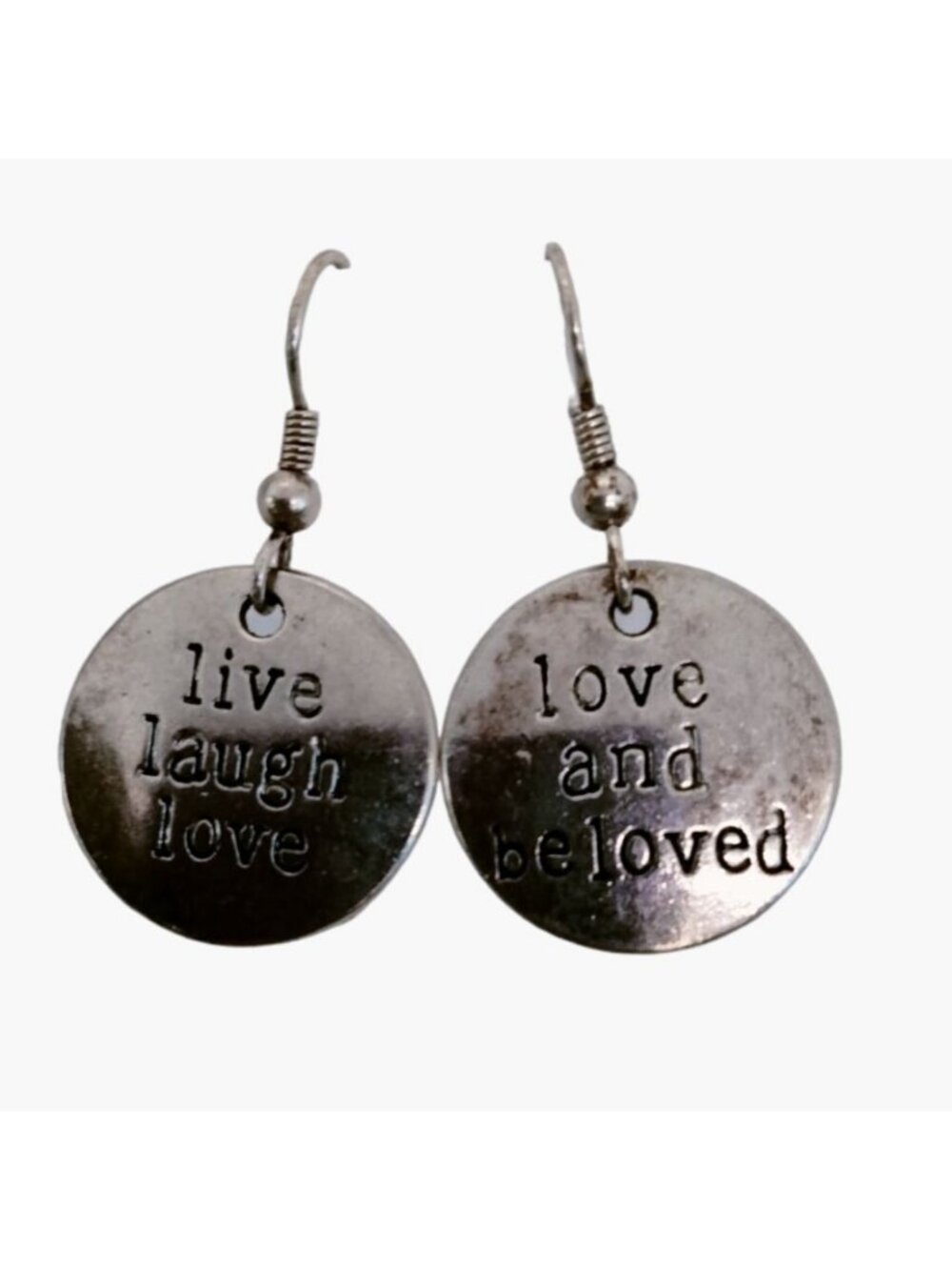Live Love Laugh Earring Love and Be Loved Inspiration Motivation Romance